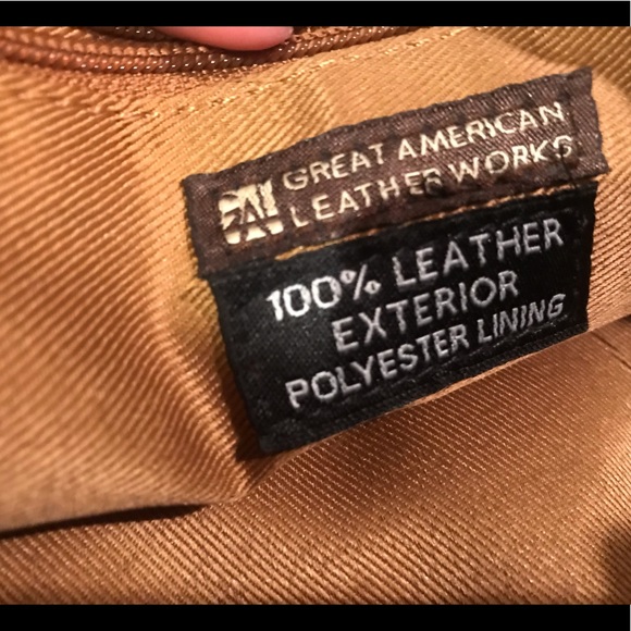 100% Leather Painted handbag - Picture 2 of 3